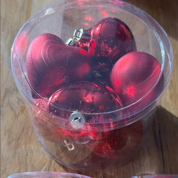 NWT Bundle of 6 Red and Pink Heart Ornaments Sets - 68pcs Total! ❤️💕 - Picture 9 of 11